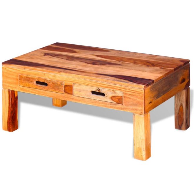 Coffee Table Solid Sheesham Wood