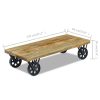 Coffee Table Mango Wood 120x60x30 cm