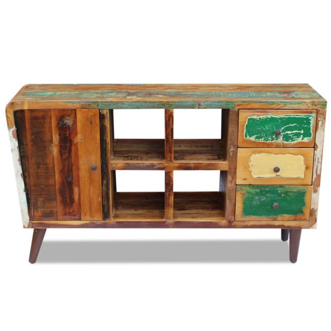 Sideboard Solid Reclaimed Wood 150x40x86 cm