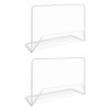 Football Goal with Net 182x61x122 cm Steel White – 2