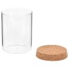 Storage Glass Jars with Cork Lid 6 pcs – 650 ml