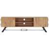 Olary TV Cabinet 140x30x45 cm Solid Acacia Wood