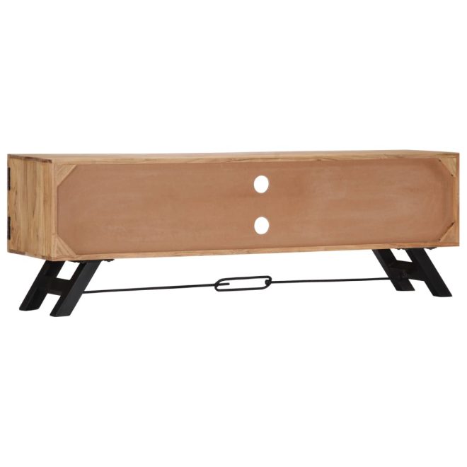 Olary TV Cabinet 140x30x45 cm Solid Acacia Wood