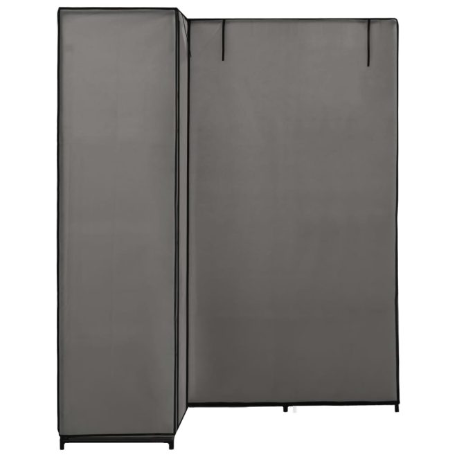 Corner Wardrobe 130x87x169 cm – Grey