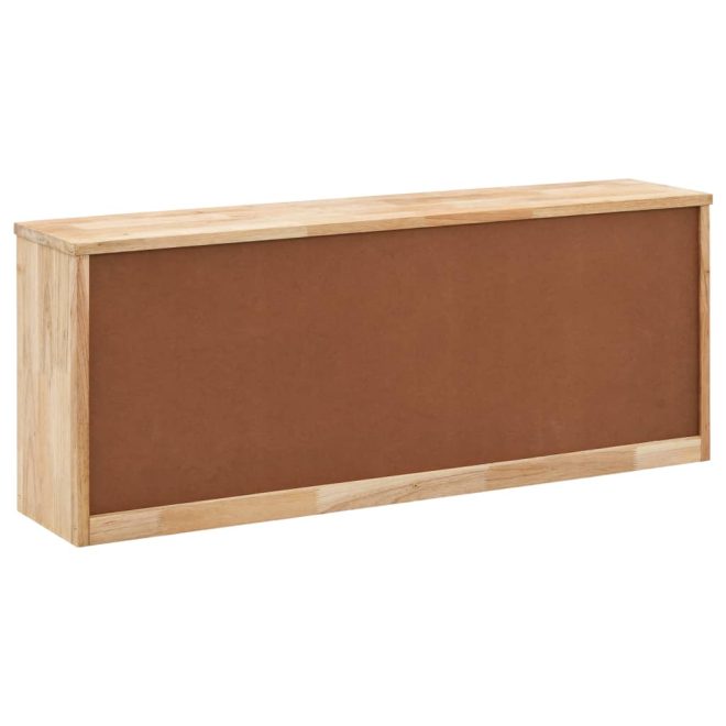 Shoe Storage Bench Solid Walnut Wood – 94x20x38 cm