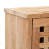 Shoe Storage Bench Solid Walnut Wood – 94x20x38 cm