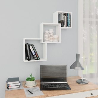 Cube Wall Shelves 68x15x68 cm Engineered Wood