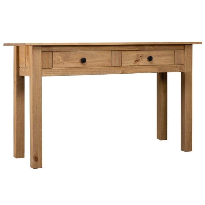 Console Table 110x40x72 cm Solid Pine Wood Panama Range – Brown