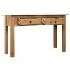 Console Table 110x40x72 cm Solid Pine Wood Panama Range – Brown