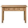 Console Table 110x40x72 cm Solid Pine Wood Panama Range – Brown