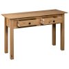 Console Table 110x40x72 cm Solid Pine Wood Panama Range – Brown