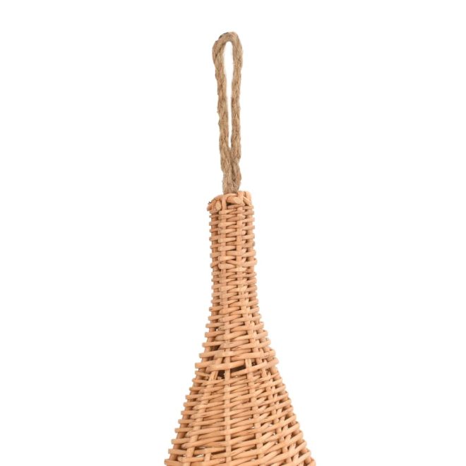 Cat House with Cushion 40×60 cm Natural Willow Teepee