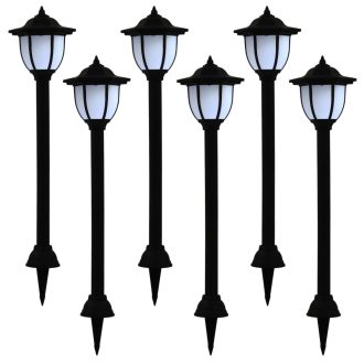 Outdoor Solar Lamps LED Black