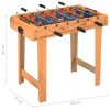 Mini Football Table 69x37x62 cm Maple