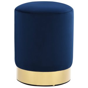 Stool Velvet – Blue