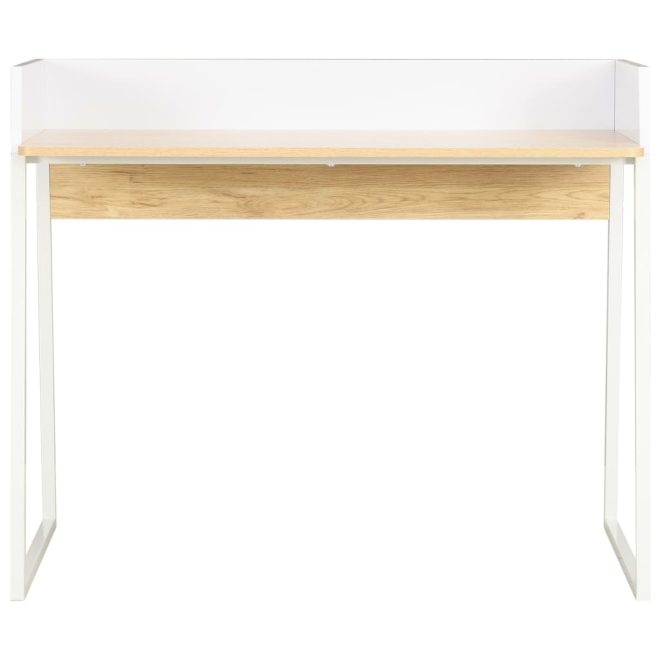 Desk and 90x60x88 cm – White and Brown