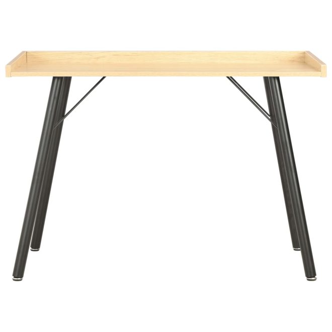 Desk 90x50x79 cm – Black and Oak