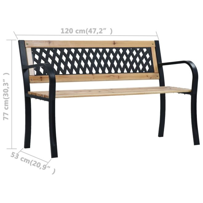 Garden Bench 120 cm Wood