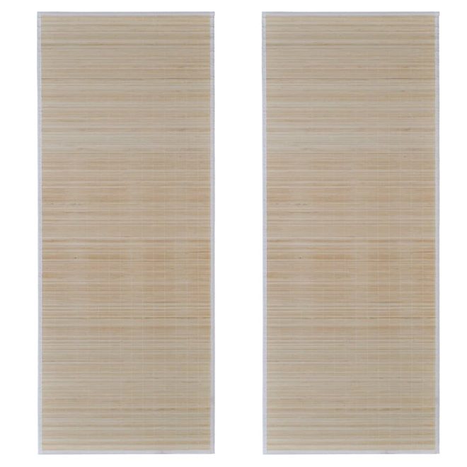 Rectangular Natural Bamboo Rugs – 120×180 cm (2 pcs)