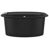 Granite Kitchen Sink Single Basin Oval Black