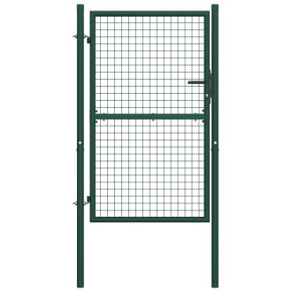 Fence Gate Steel Green