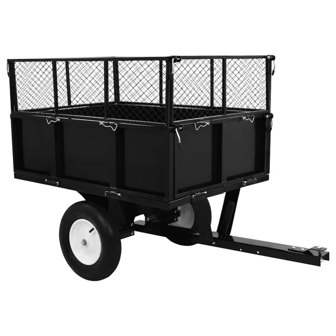 Tipping Trailer for Lawn Mower 300 kg Load