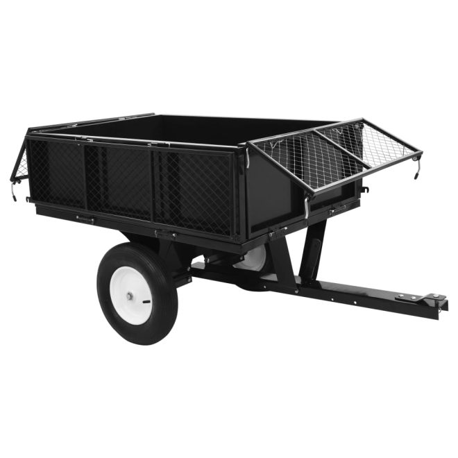 Tipping Trailer for Lawn Mower 300 kg Load