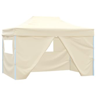 Professional Folding Party Tent with 4 Sidewalls 3×4 m Steel