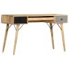 Desk with Drawers 130x50x80 cm Solid Mango Wood