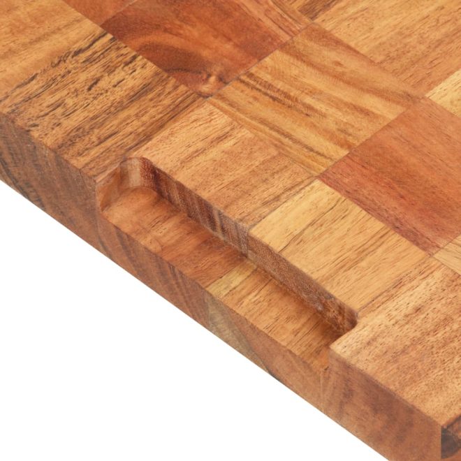 Chopping Board Solid Acacia Wood – 40x30x3.8 cm