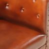 Tub Chair Real Leather – Brown