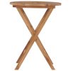 Folding Garden Table 60 cm Solid Teak Wood – Round