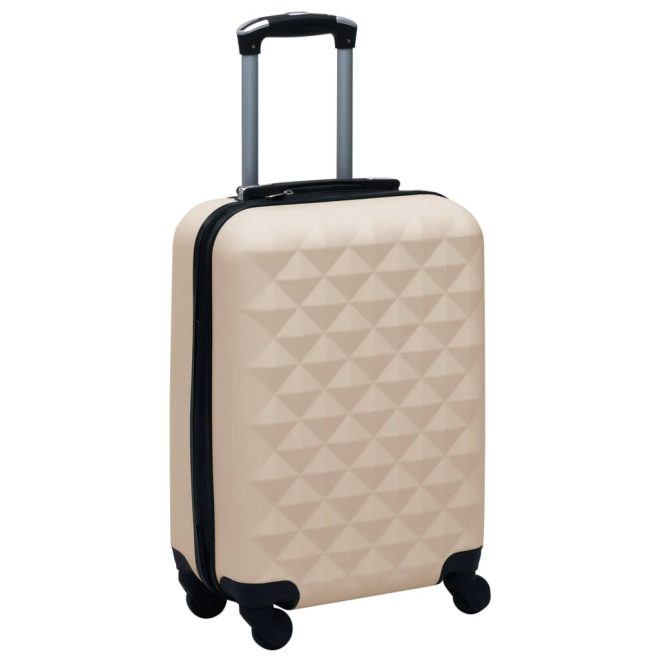 Hardcase Trolley Set 2 pcs Gold ABS