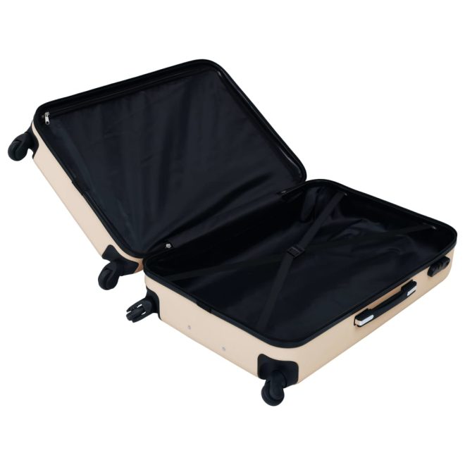 Hardcase Trolley Set 2 pcs Gold ABS