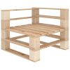 Garden Pallet Wood – Corner Sofa