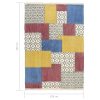 Handwoven Kilim Rug Cotton 120×180 cm Printed Multicolour