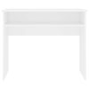 Desk 90x50x74 cm Engineered Wood – White