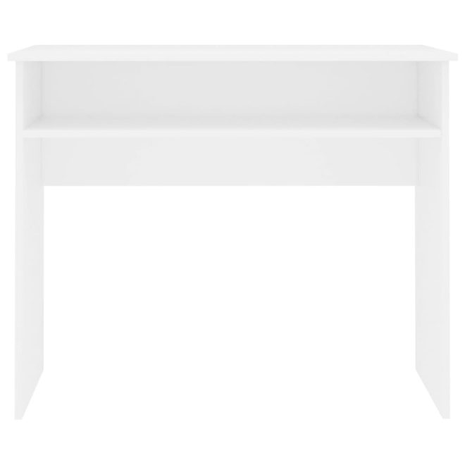 Desk 90x50x74 cm Engineered Wood – White