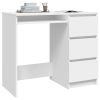 Desk 90x45x76 cm Engineered Wood – White