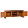 Hawick TV Cabinet 110x30x40 cm Solid Teak Wood