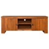 Hawick TV Cabinet 110x30x40 cm Solid Teak Wood