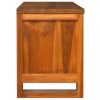 Hawick TV Cabinet 110x30x40 cm Solid Teak Wood