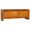 Hawick TV Cabinet 110x30x40 cm Solid Teak Wood