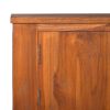 Hawick TV Cabinet 110x30x40 cm Solid Teak Wood