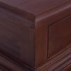 Edison Bedside Table 35x30x60 cm Solid Mahogany Wood – Classical Brown