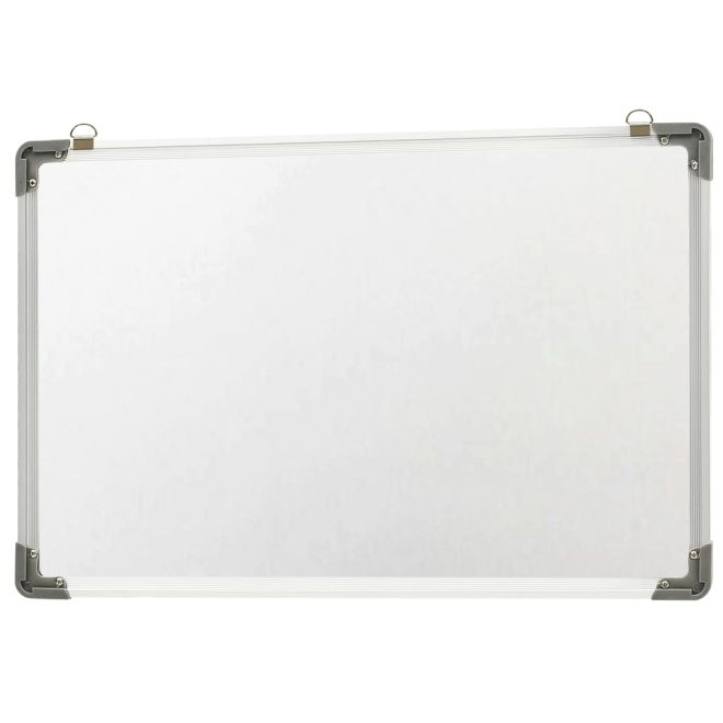 Magnetic Dry-erase Whiteboard White Steel – 50×35 cm