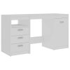 Desk 140x50x76 cm Engineered Wood – White