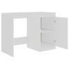 Desk 140x50x76 cm Engineered Wood – White