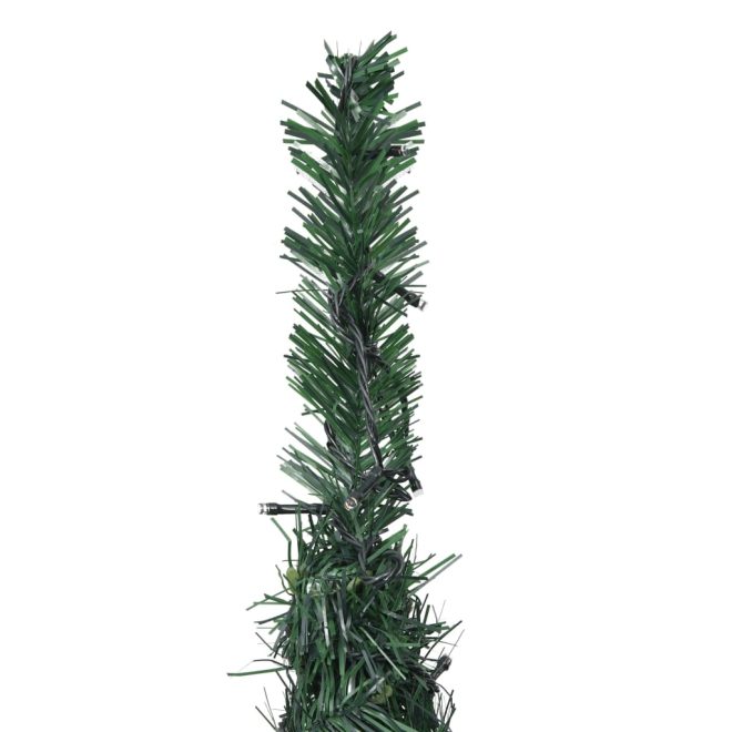 Pop-up String Artificial Christmas Tree with LED Green – 150×46 cm