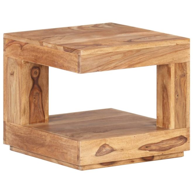 Coffee Table 45x45x40 cm Solid Sheesham Wood